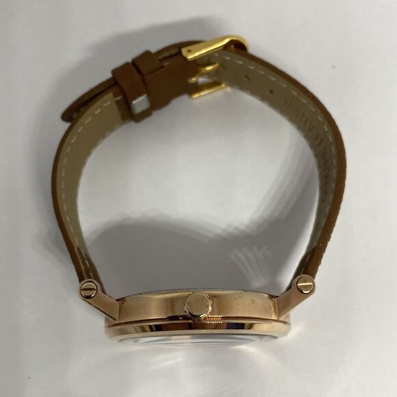 Michael Kors Norie MK3585 Women's Brown Leather Analog Dial Quartz Watch OP741 - Picture 8 of 12